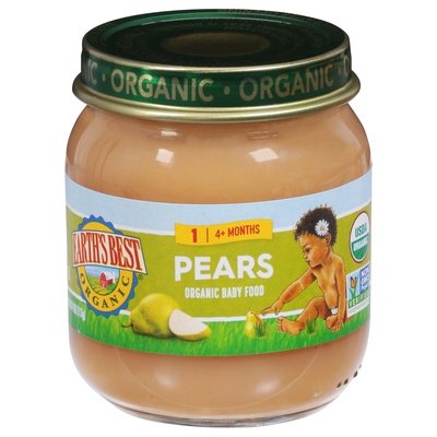 Earths Best Pears,Stage 1 10/4 Oz [UNFI #56794]