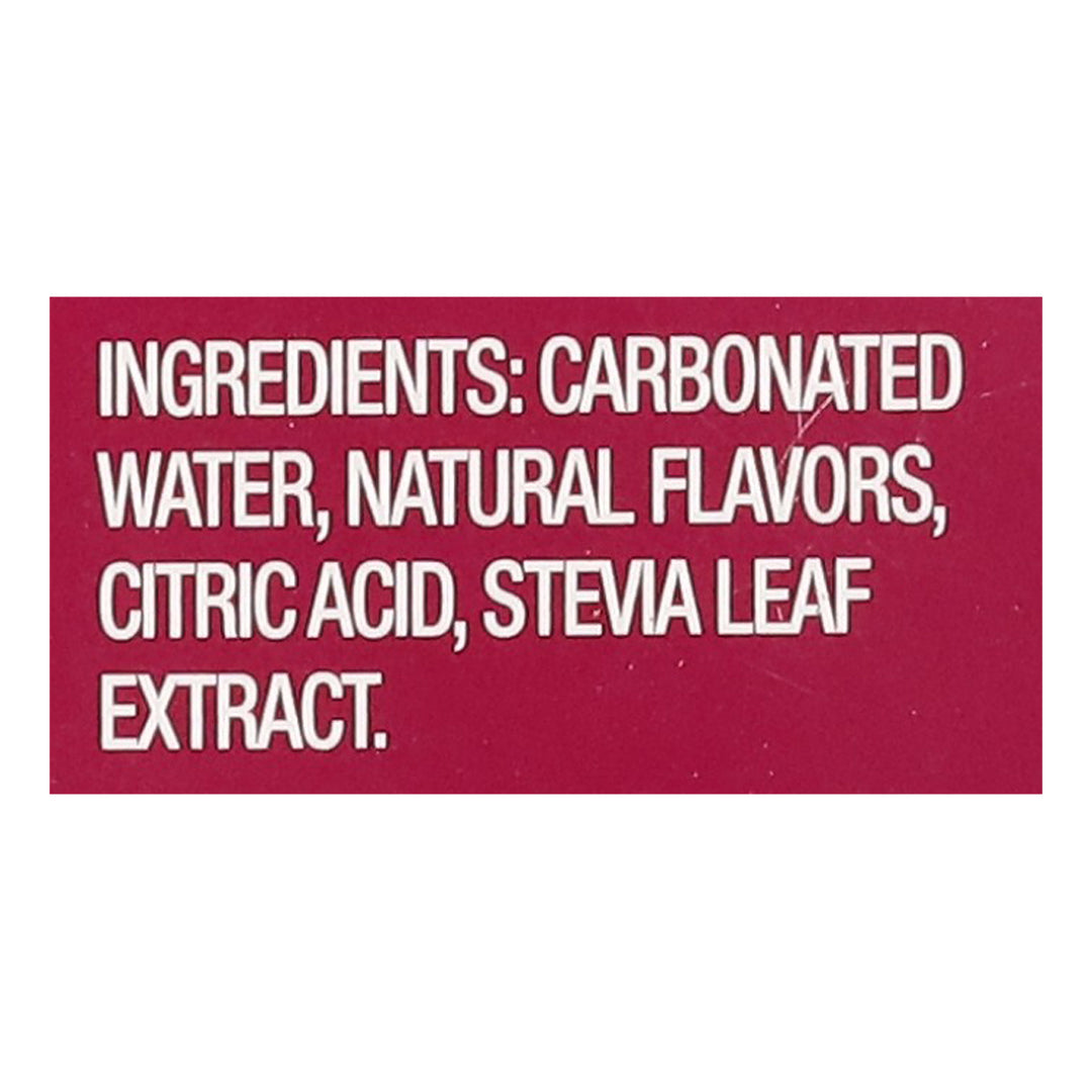 Zevia Cranberry Raspberry 4/6/12 Oz [UNFI #08620] T