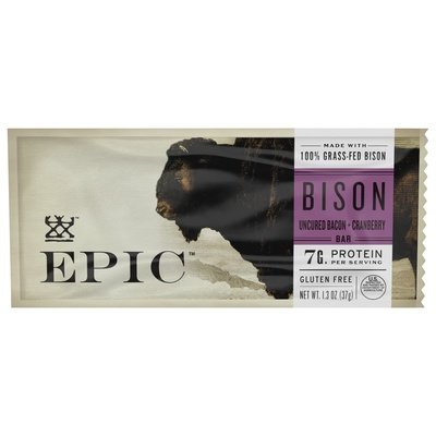 Epic Bison Bacon Cran,Uncured,Grsfd 12/1.3 Oz [UNFI #27798]