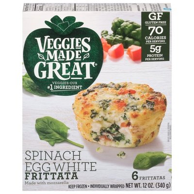 Veggies Made Great Spinach And Egg White 8/12 Oz [UNFI #42181]