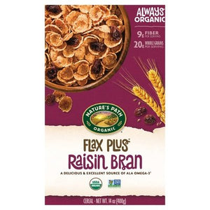 Natures Path Flax Plus Raisin Bran 12/14 Oz [UNFI #32277]
