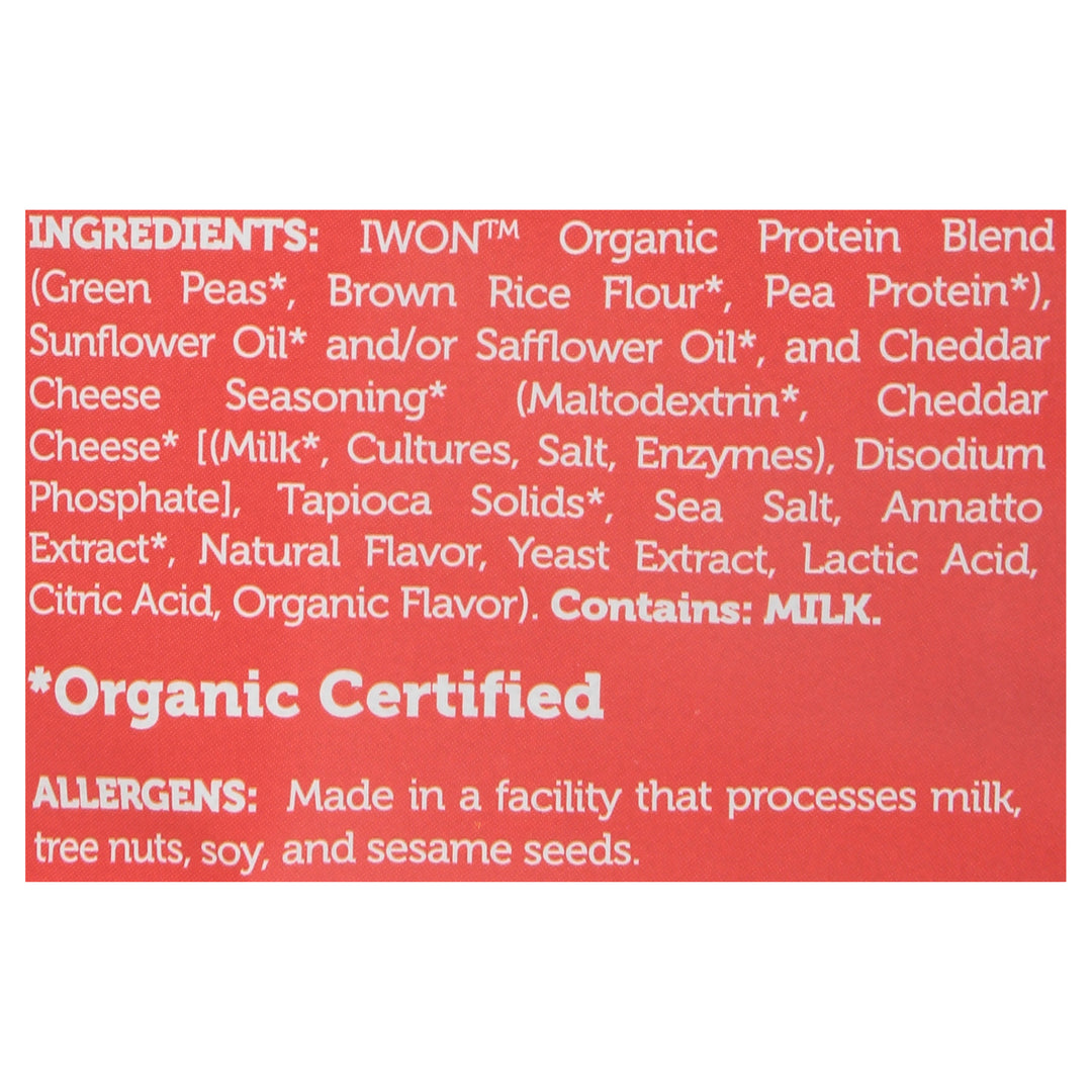 Iwon Nutrition Cheddar Cheese Protein Puffs 12/5 Oz [UNFI #87492]
