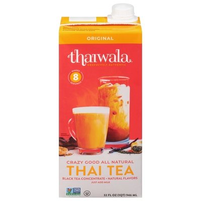 Thaiwala Thai Tea Natural Concentrate 6/32 Oz [UNFI #70608]