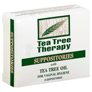 Tea Tree Therapy Tea Tree Suppository 6 Ct [UNFI #74400] T