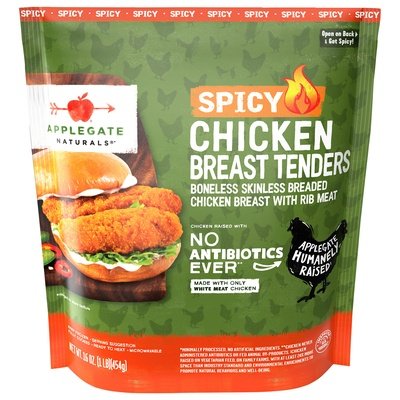 Applegate Farms Spicy Chicken Breast Tenders 6/16 Oz [UNFI #88257]