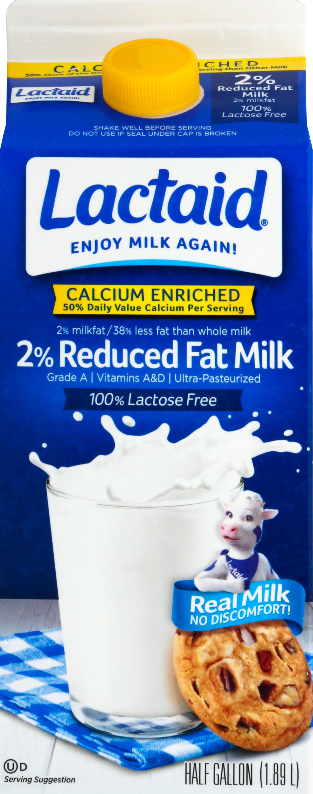 Lactaid 2% Low Fat Calcium Fortified 6/64 Oz [UNFI #10470]