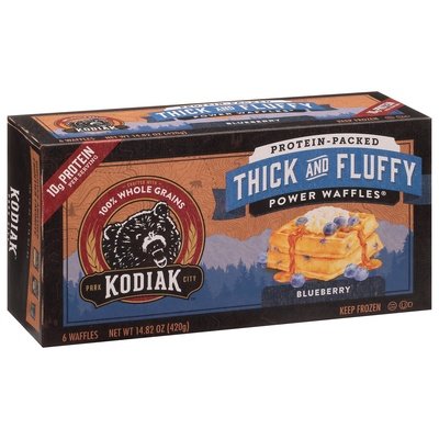 Kodiak Cakes Blueberry/Power Waffles 6Ct 8/14.82 OZ [UNFI #85710]