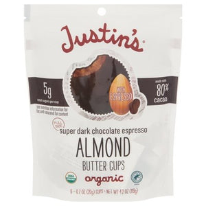 Justins Espresso Almond Butter Cup 6/4.2 Oz [UNFI #83905]