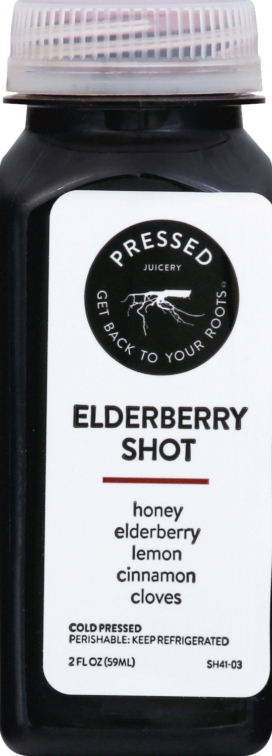 Pressed Juicery Elderberry Shot 24/2 Oz [UNFI #47279]