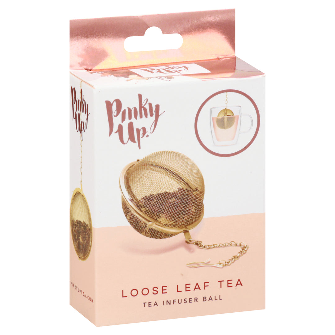 Pinky Up Tea Infuser Ball Gold 6/1 Ct [UNFI #09909] T