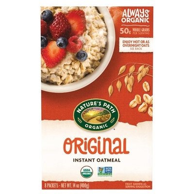 Natures Path Oatmeal Original Sugar Free 6/14 Oz [UNFI #38430]