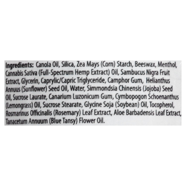 Irwin Naturals Cbd Balm + Menthol 1000Mg 2 Oz [UNFI #58553] T