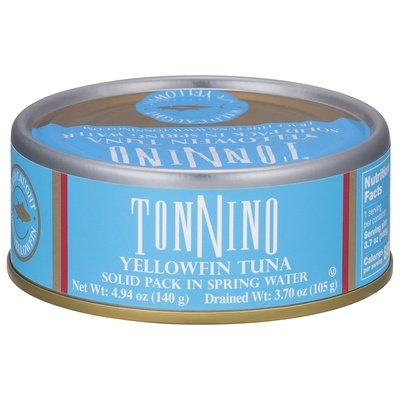 Tonnino Solidpack/Wildcaught/In Water 12/4.94 Oz [UNFI #80077]