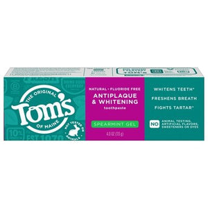 Toms Of Maine Gel,Spearmint,Antiplaque+Whitening 6/4 Oz [UNFI #18660] T