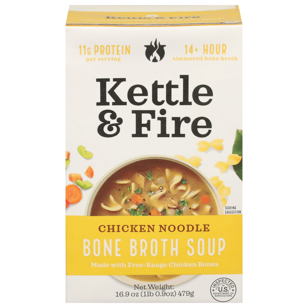 Kettle & Fire Chicken Noodle 6/16 Oz [UNFI #67538]