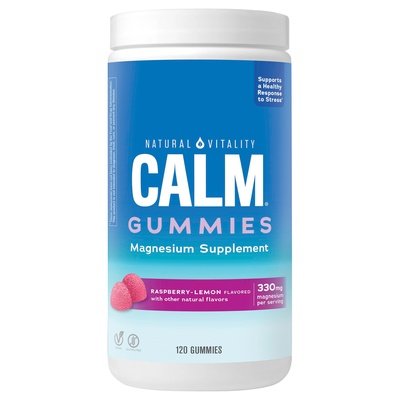 Natural Vitality Calm Gummies 120 Ct [UNFI #07947] T