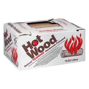 Hot Wood Firewood Hardwood 19.82 Liters 1 Ct [UNFI #40002] T