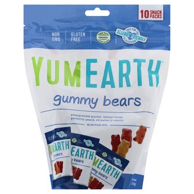 Yumearth Fruit Juice Gummy Bears 12/10/.7 Oz [UNFI #27592]