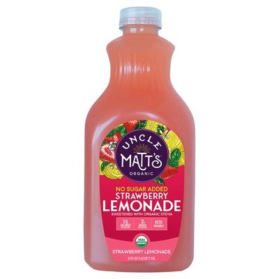 Uncle Matts No Sugar Added Strawberry 6/52 Oz [UNFI #59362]