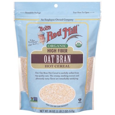 Bobs Red Mill Oat Bran Hot Cereal 4/18 Oz [UNFI #74689]