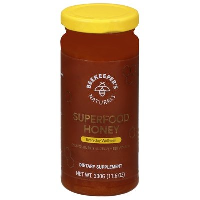 Beekeepers Naturals Superfood Honey 11.6 Oz [UNFI #56748] T