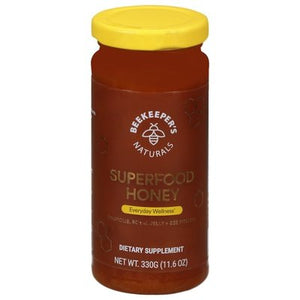 Beekeepers Naturals Superfood Honey 11.6 Oz [UNFI #56748] T