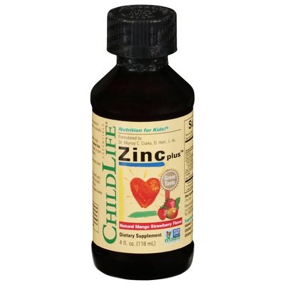 Childlife Essentials Essentials,Zinc Plus 4 Oz [UNFI #40461] T