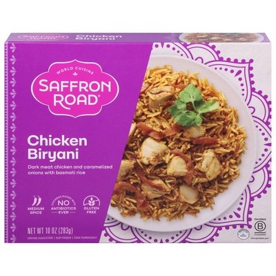 Saffron Road Chicken Biryani 8/10 Oz [UNFI #78997]