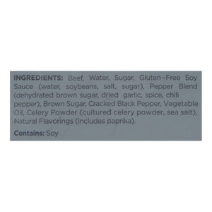 Fusion Jerky Cracked Pepper Beef 8/2.5 Oz [UNFI #77019]