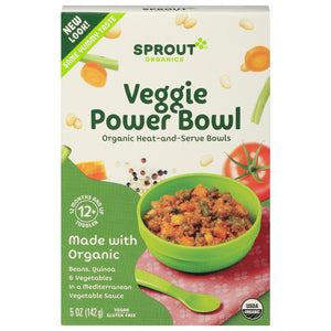 Sprout Veggie Power Bowl 8/5 Oz [UNFI #63268]