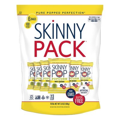 Skinnypop Popcorn White Cheddar 100 Cal 10/6/.65O [UNFI #08663]