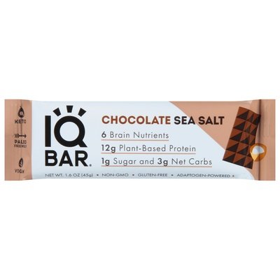 Iqbar Chocolate Sea Salt 12/1.6 Oz [UNFI #06057]