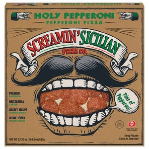Screamin Sicilian Holy Pepperoni Pizza 12/22.3 Oz [UNFI #05271]