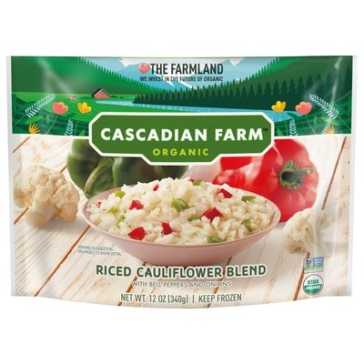 Cascadian Farm Riced Cauliflower,Bl Ppr/Onions 12/12 Oz [UNFI #05079]