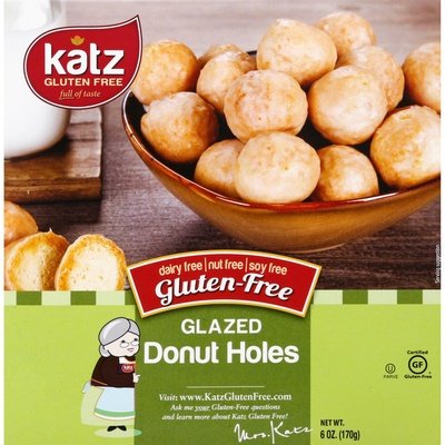 Katz Gluten Free Donut Holes Glazed 6/6 Oz [UNFI #70335]