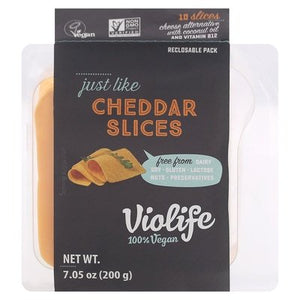 Violife Cheddar Slices 8/7.05 Oz [UNFI #34711]