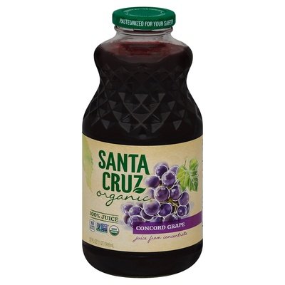 Santa Cruz Organic Concord Grape 6/32 Oz [UNFI #69632]