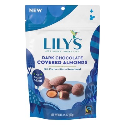Lilys Dark Chocolate Covered Almond 12/3.5 Oz [UNFI #30836]