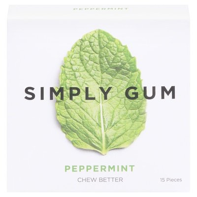 Simply Gum Natural Mint 12/15 Ct [UNFI #30320]