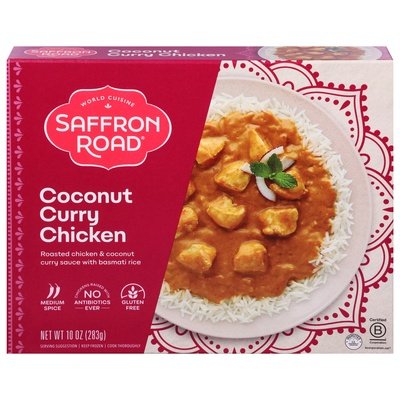 Saffron Road Coconut Chicken Curry 8/10 Oz [UNFI #79393]