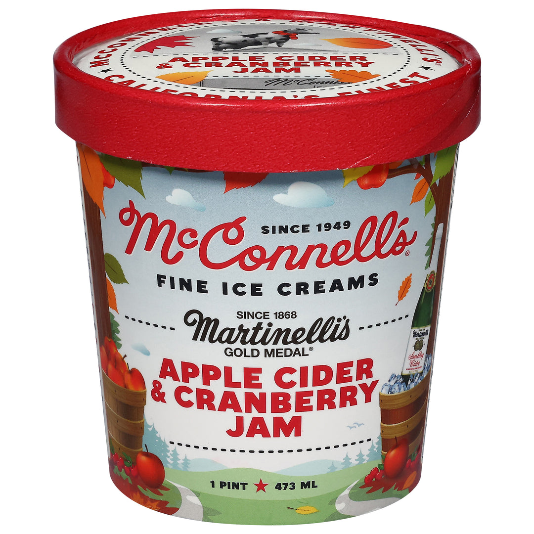 Mcconnells Apple Cider & Cranberry Jam 8/1 Pint [UNFI #14307]