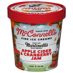 Mcconnells Apple Cider & Cranberry Jam 8/1 Pint [UNFI #14307]