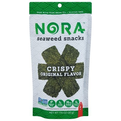 Nora Snacks Original,Seaweed 12/1.13 Oz [UNFI #06118]