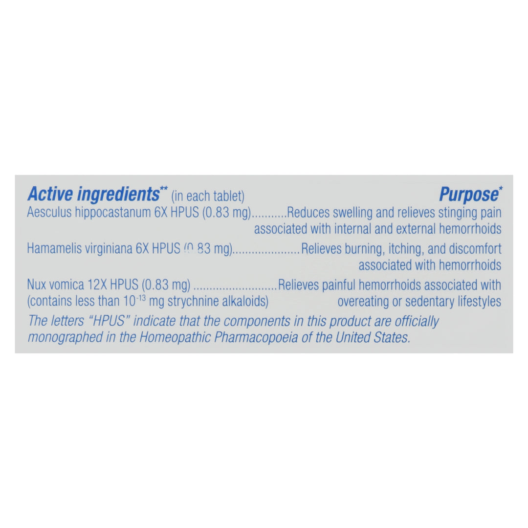 Hemcalm Hemcalm Hemorrhoid Tablets 60 Ct [UNFI #61846] T