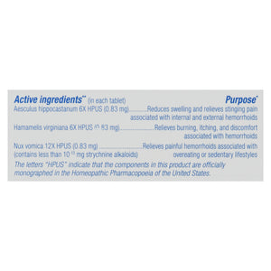 Hemcalm Hemcalm Hemorrhoid Tablets 60 Ct [UNFI #61846] T