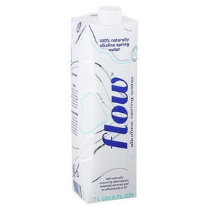 Flow Water 100% Nat Alkaline Spring Wtr 12/1 Ltr [UNFI #21280]