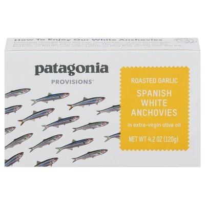 Patagonia Provisions Roasted Garlic Anchovies 10/4.2 Oz [UNFI #77673]