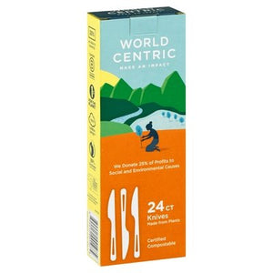 World Centric Knives Corn Starch 12/24 Ct [UNFI #64766] T