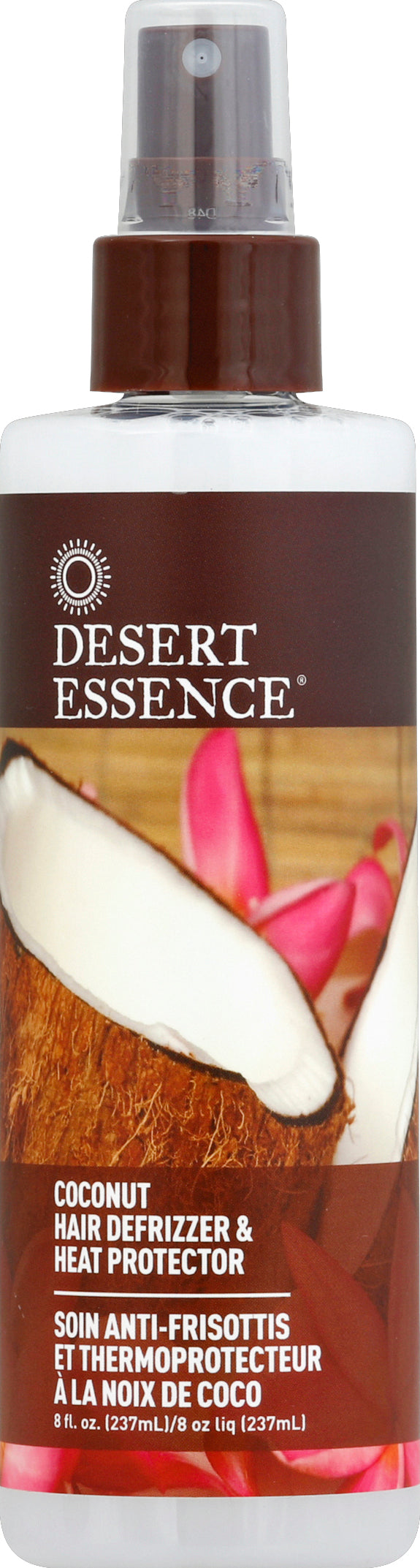 Desert Essence Coconut Hair Defrizzer & Protector 8 Oz [UNFI #21012] T