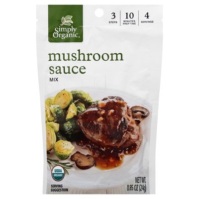 Simply Organic Sauce Mushroom 12/.85 Oz [UNFI #53437]